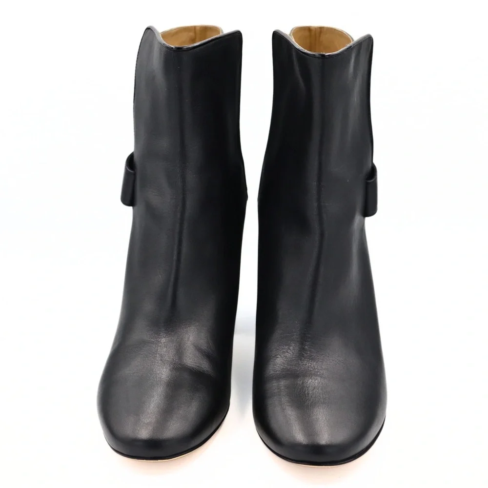 Tory Burch Kira 70MM Bootie Black Leather Ankle Boots US 9.5 M - Picture 7 of 14